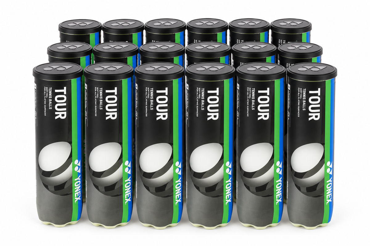 TOUR TENNISBOLDE - 18 RØR / 1 KASSE