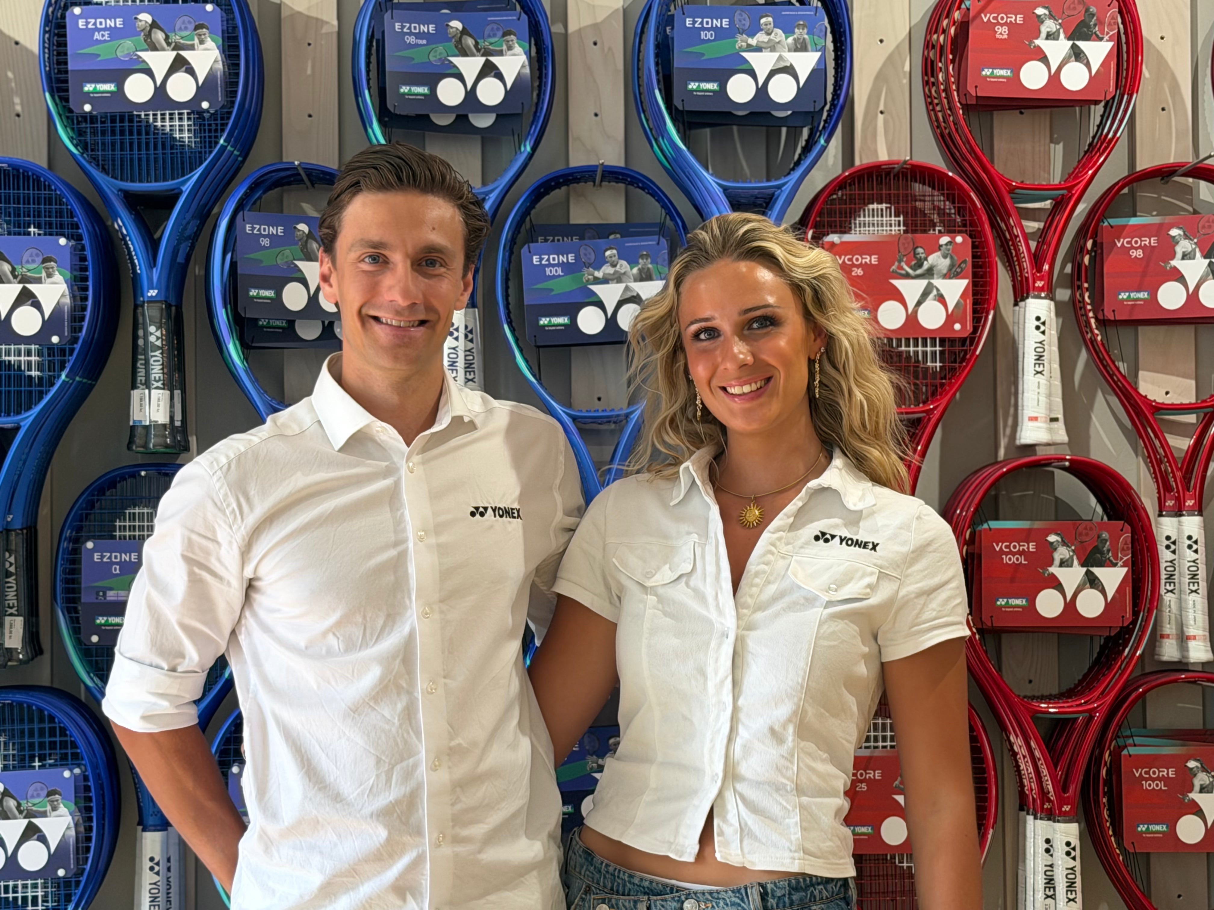 Mikkel og Malou — Yonex Store Copenhagen